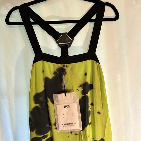 Authentic size M Alexander McQueen sleeveless tie dye tent dress a amazing price - Picture 2 of 8